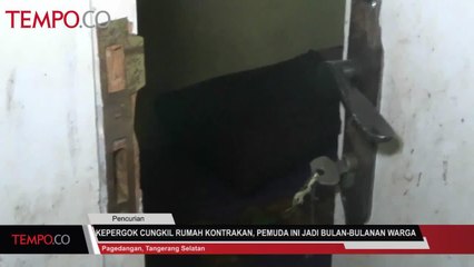 Kepergok Cungkil Rumah Kontrakan, Pemudi Ini Jadi Bulan-bulanan Warga