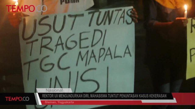 Rektor UII Mengundurkan Diri, Mahasiswa Tuntut Penuntasan Kasus Kekerasan