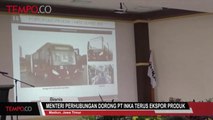 Menteri Perhubungan Dorong PT INKA Terus Ekspor Produk