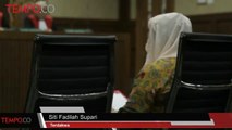 Mantan Menteri Kesehatan Siti Fadilah Jalani Sidang Perdana