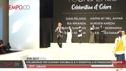 Kolaborasi Vidi Aldiano dan Maliq & d`essentials di Panggung Fashion