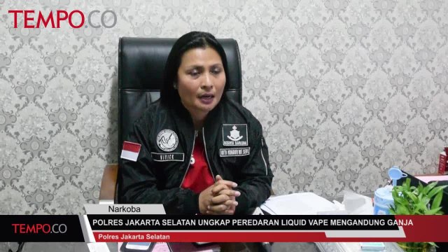 Polres Jakarta Selatan Ungkap Peredaran Liquid Vape Mengandung Ganja