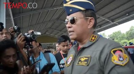 Atraksi Pesawat Tim Aerobatic TNI AU Tuai Decak Kagum Warga Pekanbaru