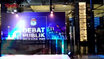 Suasana Jelang Debat Pilkada DKI Putaran Kedua