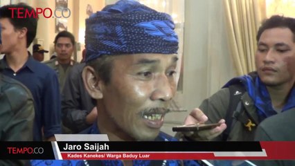 Ritual Seba Baduy, Cara Warga Baduy Bersilaturahmi ke Pemerintahan