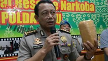 Polda Riau Gagalkan Pengiriman 38 Kg Ganja Kering di Lintas Medan-Riau