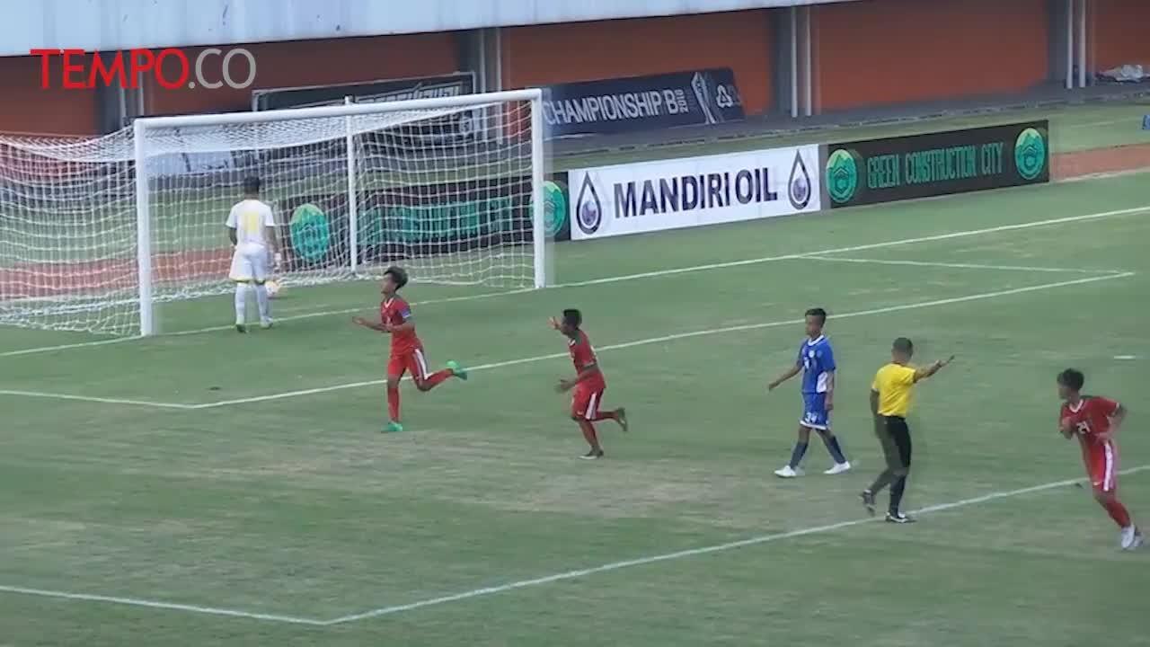 Laga Uji Coba : Timnas U-16 Tekuk 4-0 Timnas Filipina