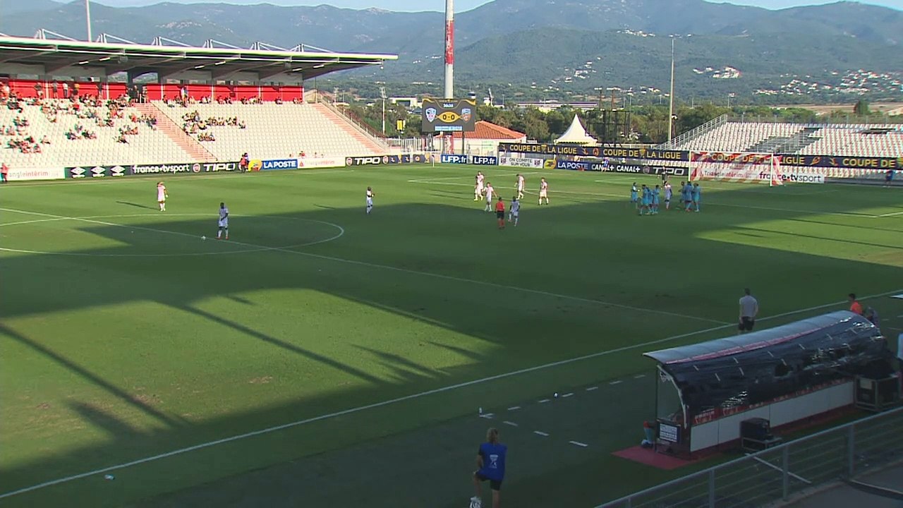 2018-08-28 Résumé Coupe de la Ligue AC Ajaccio - FC Lorient 0-1