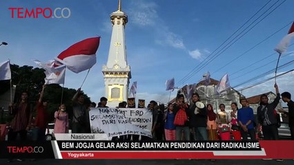 BEM Jogja Gelar Aksi Selamatkan Pendidikan dari Radikalisme