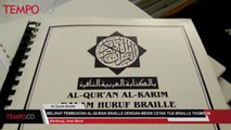 Melihat Pembuatan Al Quran Braille dengan Mesin Cetak Tua Braille Thomson