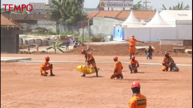 Basarnas Siagakan helikopter Untuk Evakuasi Darurat Pemudik Saat Macet