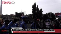 Mahasiswa Gelar Aksi Solidaritas Selamatkan Mesjid Al Aqsha