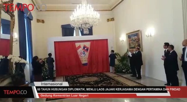 60 Tahun Hubungan Diplomatik, Menlu Laos Jajaki Kerjasama dengan Pertamina dan Pindad