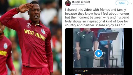 Sheldon Cottrell salutes MS Dhoni for his dedication towards the Indian Army | वनइंडिया हिंदी