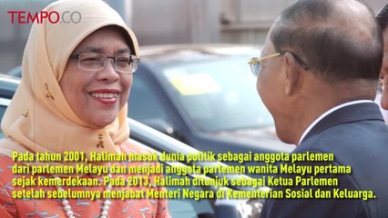 Sah, Halimah Yacob Presiden Wanita Pertama Singapura