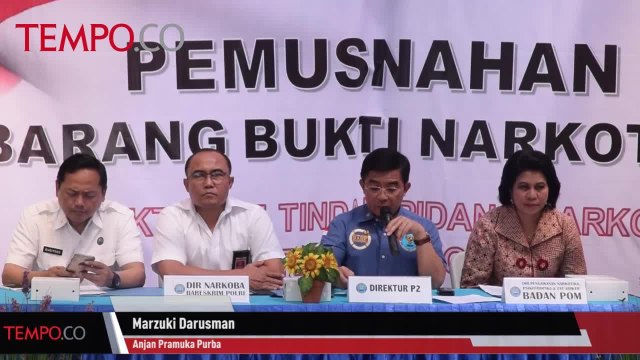 BNN Musnahkan Puluhan Kilogram Sabu dari Sindikat Jaringan Malaysia