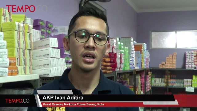 Antisipasi Peredaran Pil PCC, Polres Serang Razia Apotik