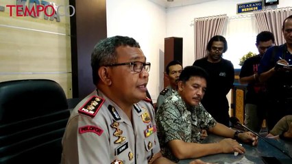 Kapolres Tegal menggelar konferensi pers