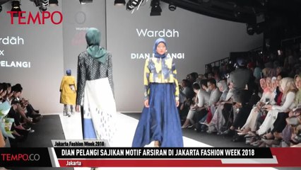 Dian Pelangi Hadirkan Motif Arsiran di Jakarta Fashion Week 2018
