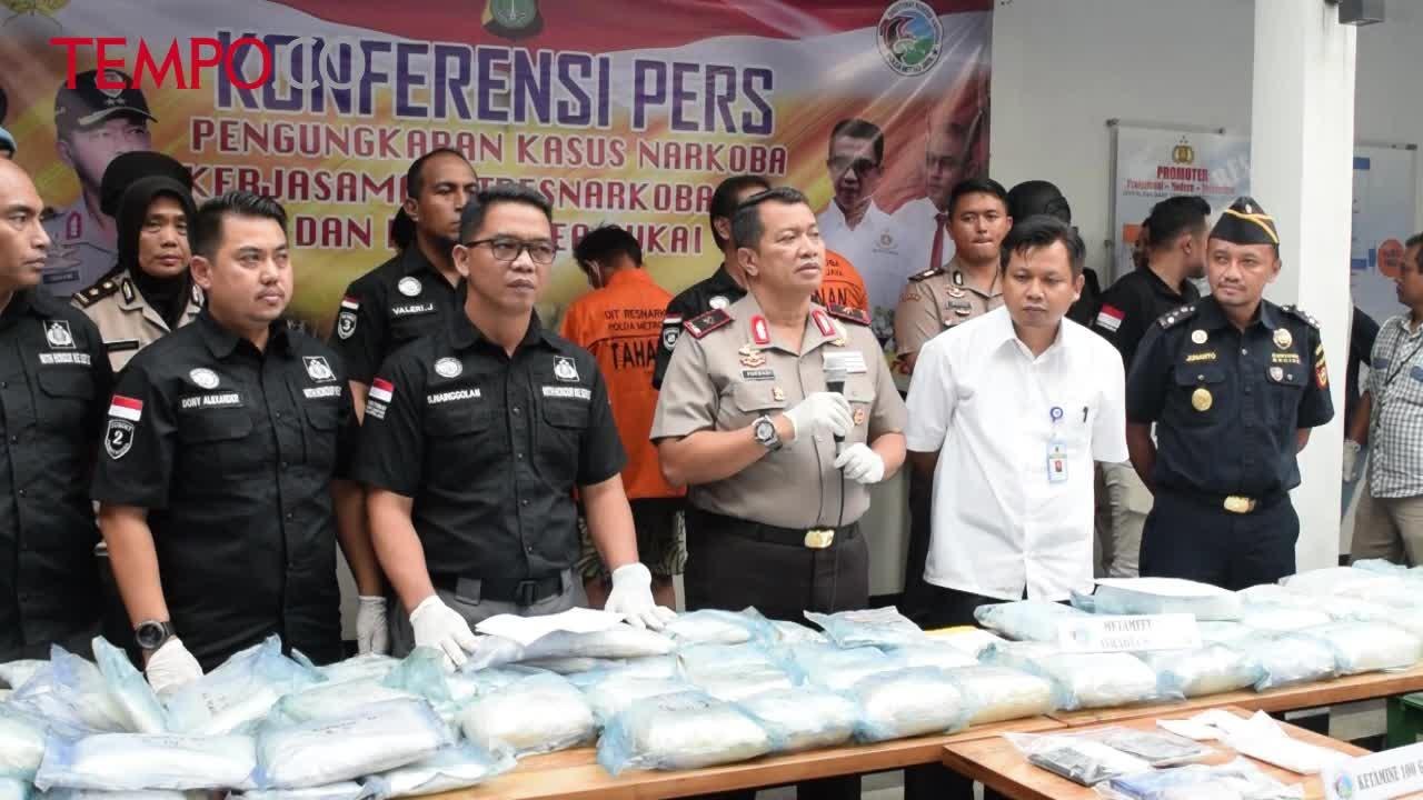 Polisi Gagalkan Upaya Penyelundupan Sabu dalam Forklift Asal Taiwan