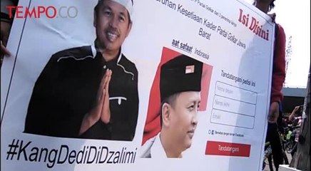 Kader Golkar Jawa Barat Gelar Petisi Dukung Dedi Mulyadi