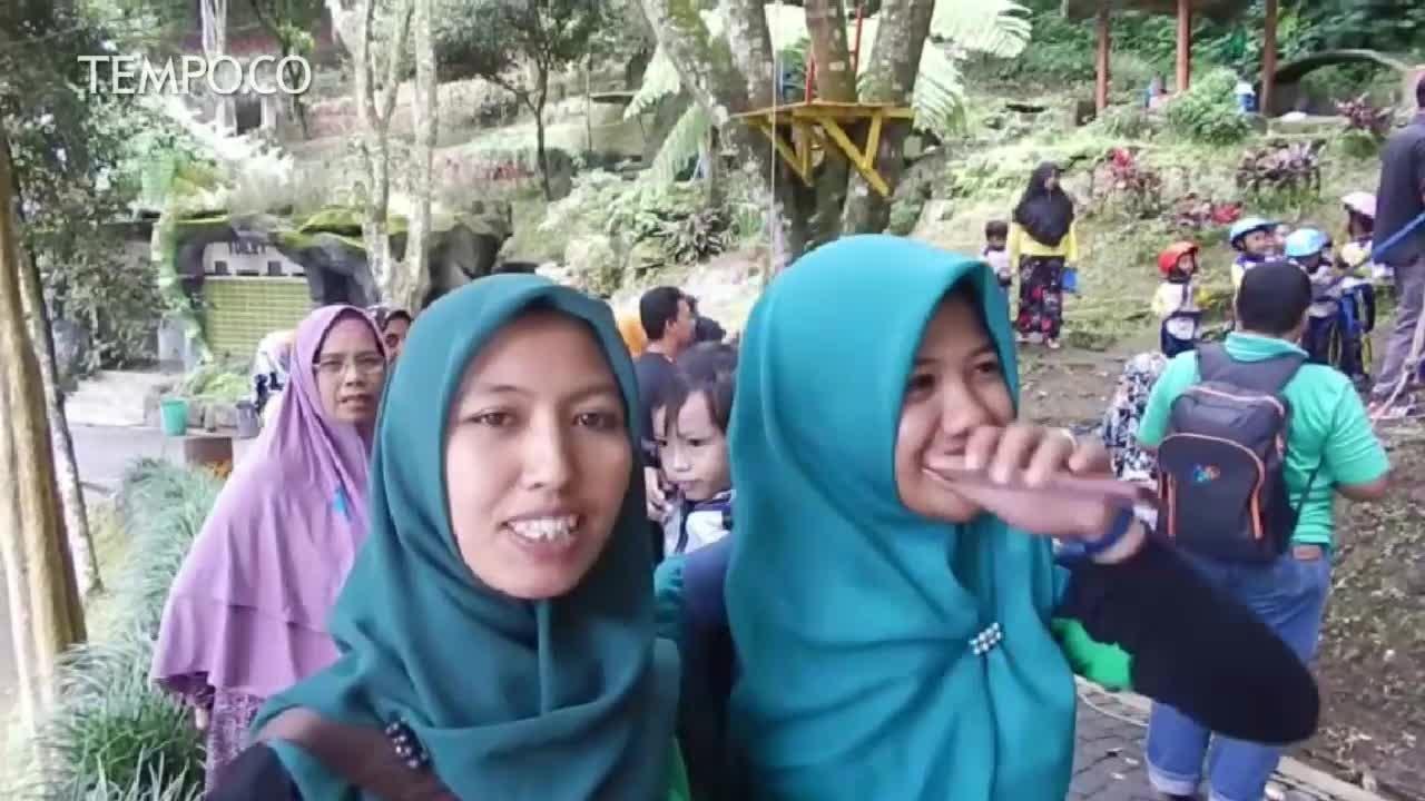 Serunya Outbond Siswa PAUD Menjelang Libur Akhir Tahun