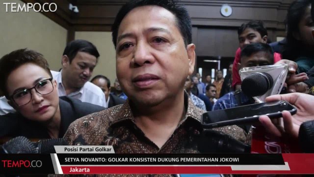 Setya Novanto Berharap Golkar Konsisten Dukung Pemerintahan Jokowi