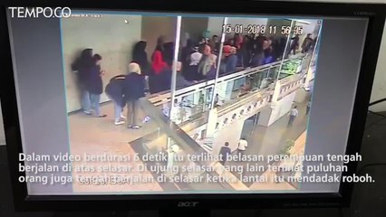 Rekaman CCTV, Detik-Detik Selasar BEI Runtuh