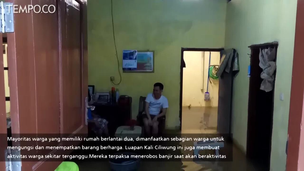 Sungai Ciliwung meluap, Pemukiman Kebon Pala Banjir 1,5 Meter