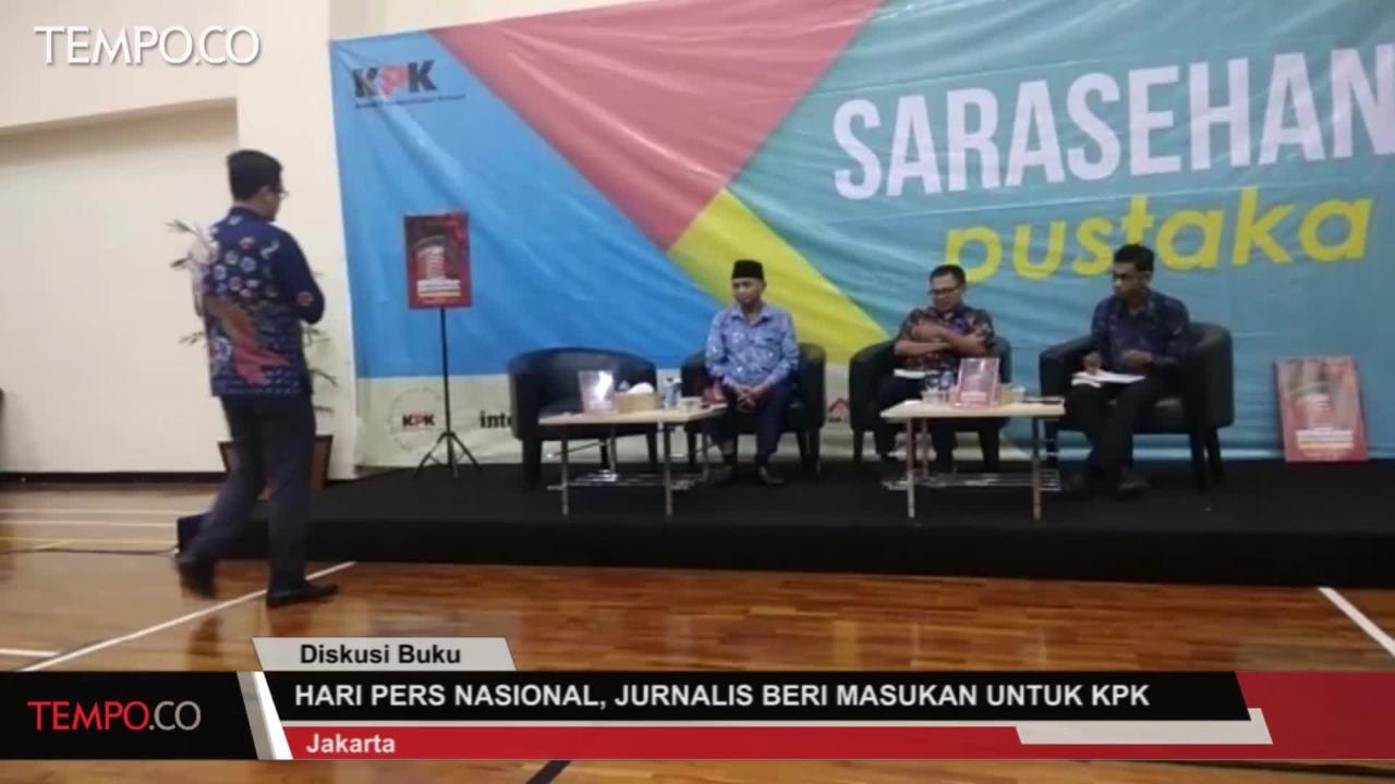Hari Pers Nasional, Jurnalis Beri Masukan untuk KPK