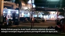 Penjemput Rizieq Tiduran di Areal Parkir Bandara Soekarno-Hatta