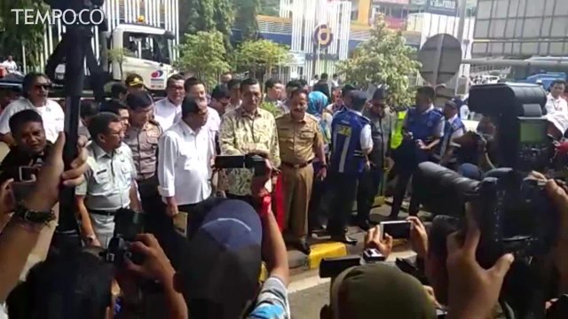 Menteri Luhut dan Menhub Sosialisasi Ganjil-Genap Jalan Tol