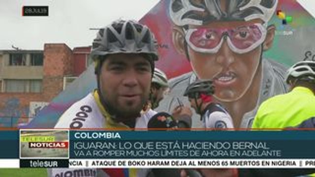 Colombia festeja victoria de Egan Bernal en el Tour de Francia