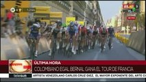 teleSUR Noticias: Triunfo de Egan Bernal en Tour de Francia