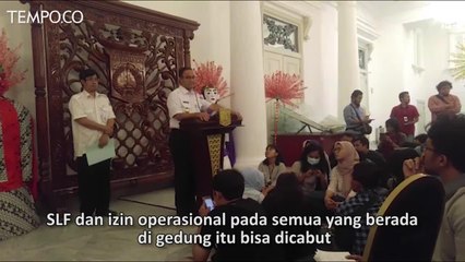 Anies Baswedan Akan Cabut SLF 76 Gedung jika...