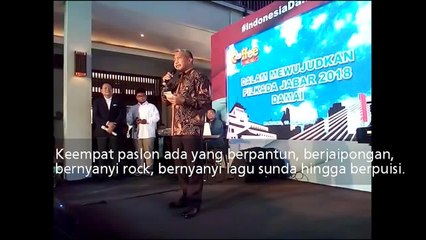 Paslon Gubernur Jabar Mendadak Jadi Rocker Hingga Jaipongan
