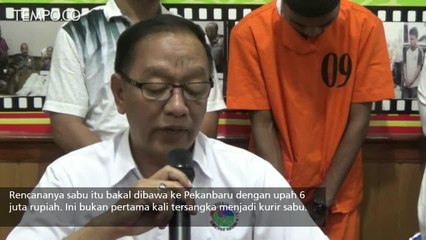 Polda Riau Gagalkan Upaya Penyelundupan Sabu 7,5 Miliar Rupiah