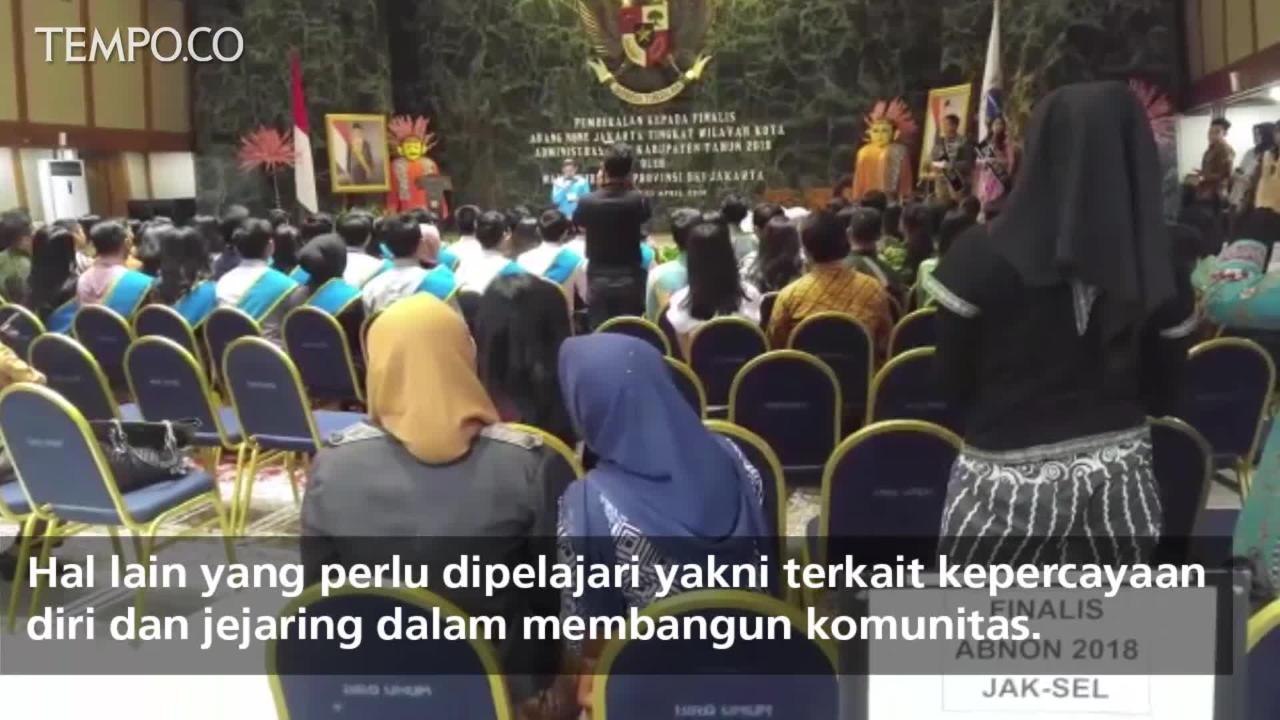 Sandiaga Ingin Abang None Diberi Pembekalan Public Speaking