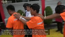 Polda Riau Gagalkan Penyelundupan Narkoba Senilai 69 Miliar