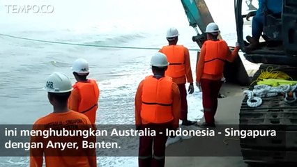 Pendaratan Kabel Bawah Laut XL Axiata dari Australia