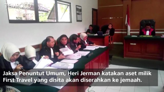 Andika dan Anniesa First Travel Dituntut 20 Tahun Penjara