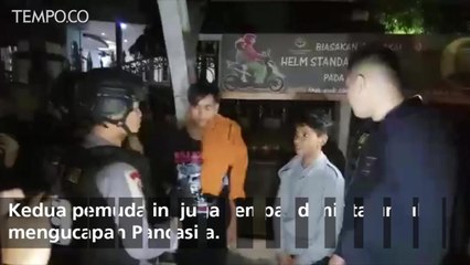 Terobos Blokade Polisi di Mako Brimob, Dua Pemuda Diinterogasi