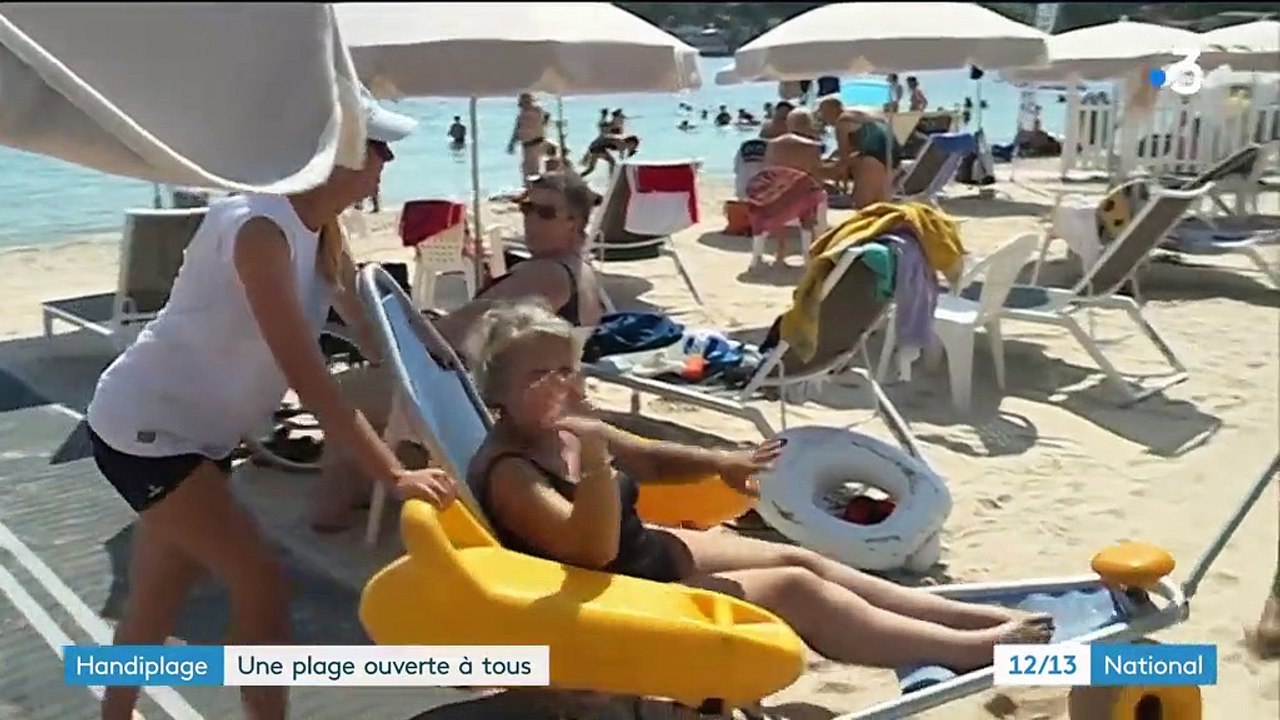 Antibes : une plage accessible aux personnes handicapées