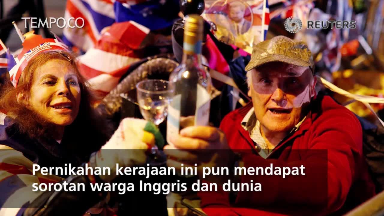Antusias Warga Sambut Pernikahan Pangeran Harry dan Meghan Markle