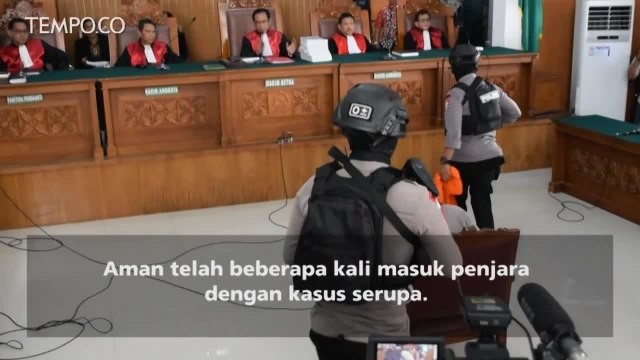 Terdakwa Teroris Aman Abdurrahman Dituntut Hukuman Mati