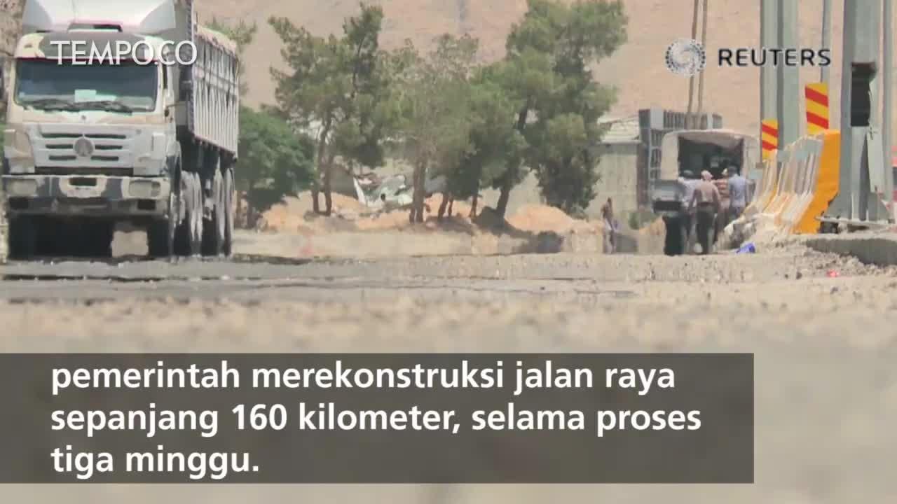 Ditutup Saat Perang Suriah, Jalan Damaskus-Homs Kembali Dibuka
