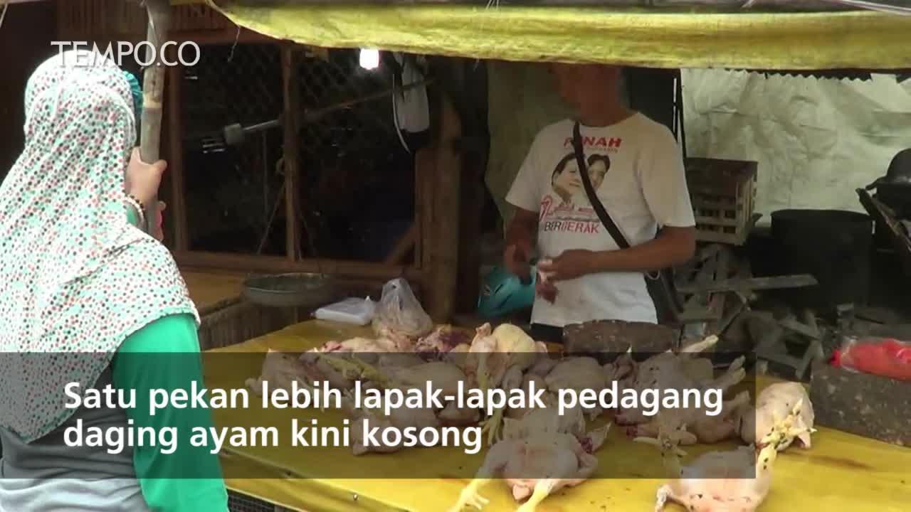 Daging Mahal, Pedagang di Serang Mogok Berjualan