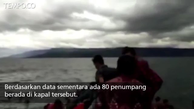 KM SINAR BANGUN TENGGELAM DI DANAU TOBA, 39 ORANG MASIH DICARI