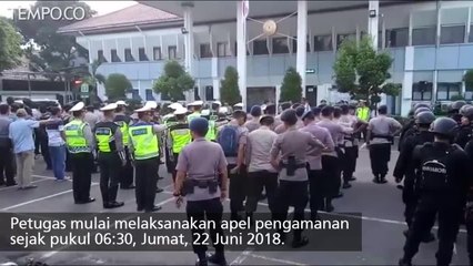 Begini Pengamanan Jelang Sidang Vonis Aman Abdurrahman