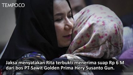 Rita Widyasari Dituntut 15 Tahun Penjara, Begini Ekspresinya